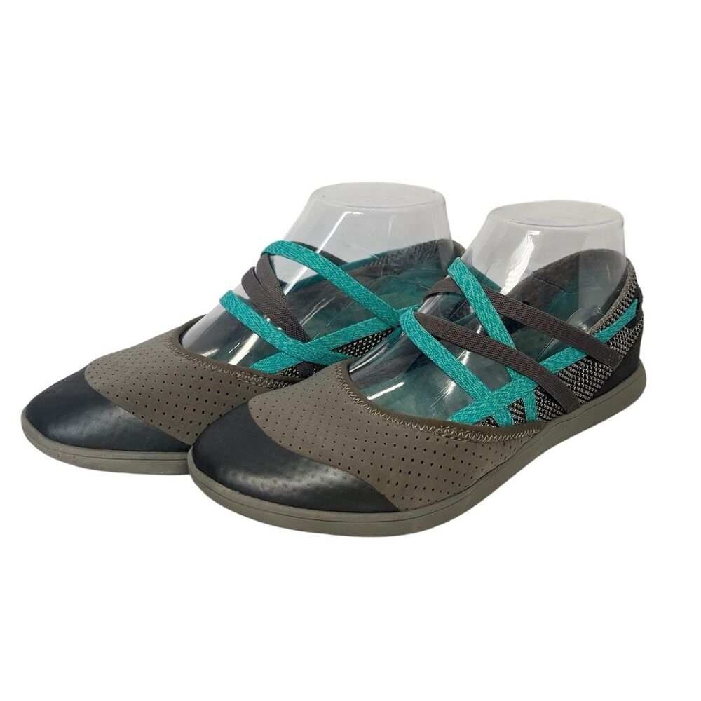 Teva Hydro Life Slip On Shoes Flats Comfort Gray Women 6.5